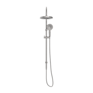 Nero Opal Twin Shower Set | Brushed Nickel |