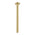 Nero Round Ceiling Arm | Brushed Gold |