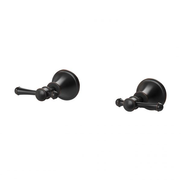 Phoenix Nostalgia Lever Wall Top Assemblies, Antique Black