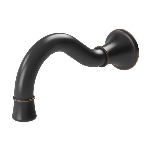 Phoenix Nostalgia Lever Bath Outlet Shepherds Crook 180mm, Antique Black