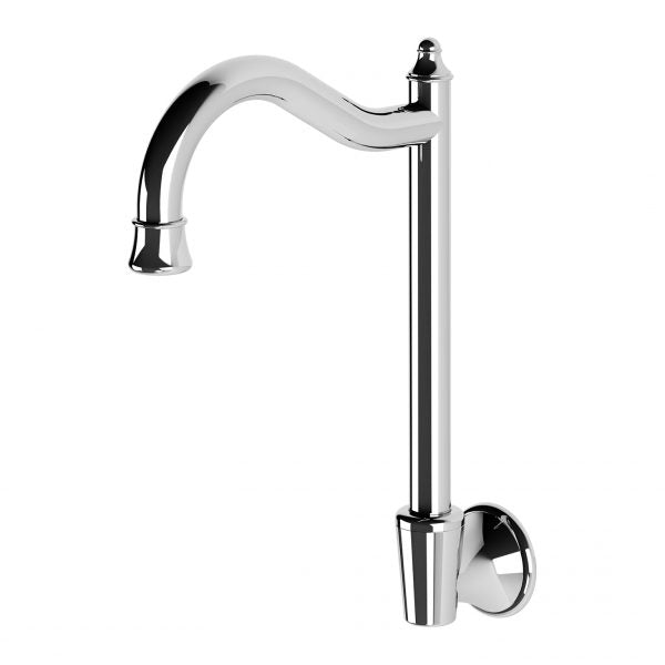 Phoenix Nostalgia Wall Sink Outlet 160mm Shepherds Crook, Chrome