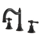 Phoenix Nostalgia Lever Basin Set Shepherds Crook | Antique Black |