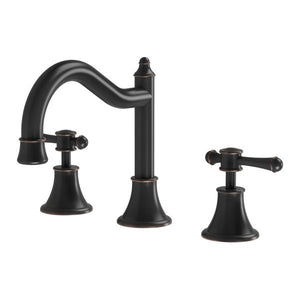 Phoenix Nostalgia Lever Basin Set Shepherds Crook | Antique Black |