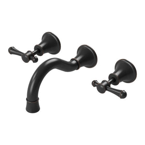 Phoenix Nostalgia Lever Bath Set 180mm Shepherds Crook | Antique Black |