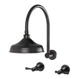 Phoenix Nostalgia Lever Shower Set | Antique Black |