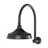 Phoenix Vintage Shower Arm & Rose | Antique Black |