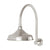 Phoenix Vintage Shower Arm & Rose | Brushed Nickel |
