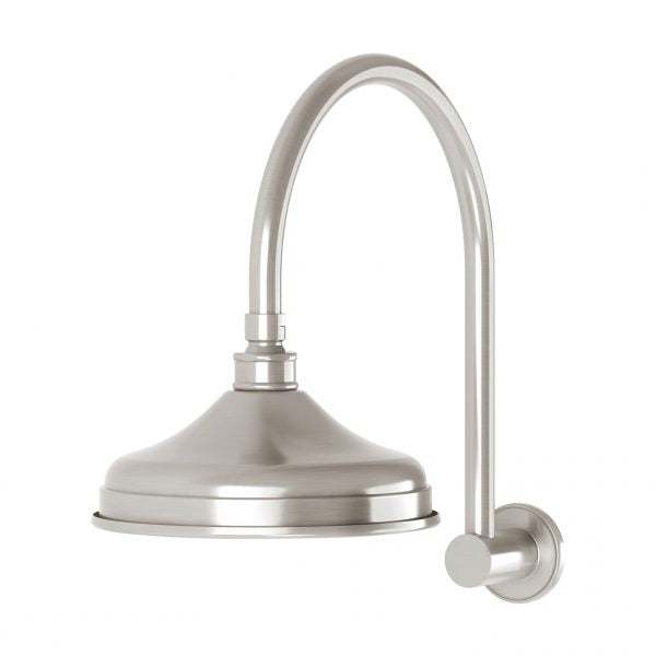 Phoenix Vintage Shower Arm & Rose | Brushed Nickel |