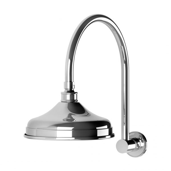 Phoenix Vintage Shower Arm & Rose | Chrome |