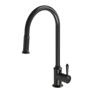 Phoenix Nostalgia Pull Out Sink Mixer 230mm | Antique Black |