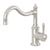 Phoenix Nostalgia Sink Mixer 220mm Shepherds Crook | Brushed Nickel |