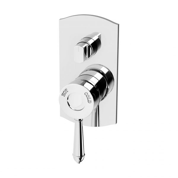 Phoenix Nostalgia Shower/ Bath Diverter Mixer, Chrome