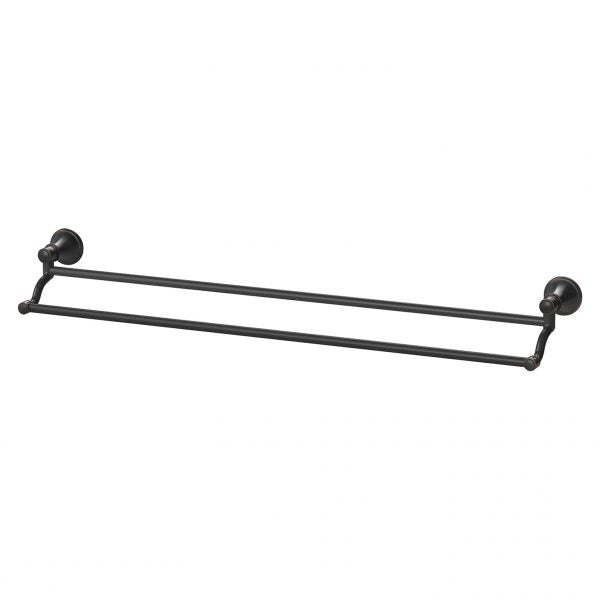 Phoenix Nostalgia Double Towel Rail 760mm, Antique Black