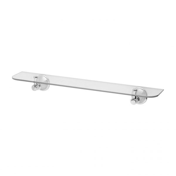 Phoenix Nostalgia Glass Shower Shelf, Chrome