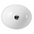 Ovali Above Counter 410mm x 335mm Basin | Gloss White |
