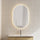 Pill Oval 600mm x 900mm Backlit LED Mirror with Polished Edge and Demister
