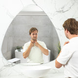 Pearla Drop Frameless Mirror with Polished Edge | 2 sizes available, 800mm and 1000mm |