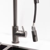 *Clearance Stock* Profile Kitchen Sink Mixer with Pull-Out, Matte Black