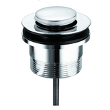 Quattro Pop Up Waste, Universal 32mm/40mm, Suits Overflow and Non-Overflow | Chrome |