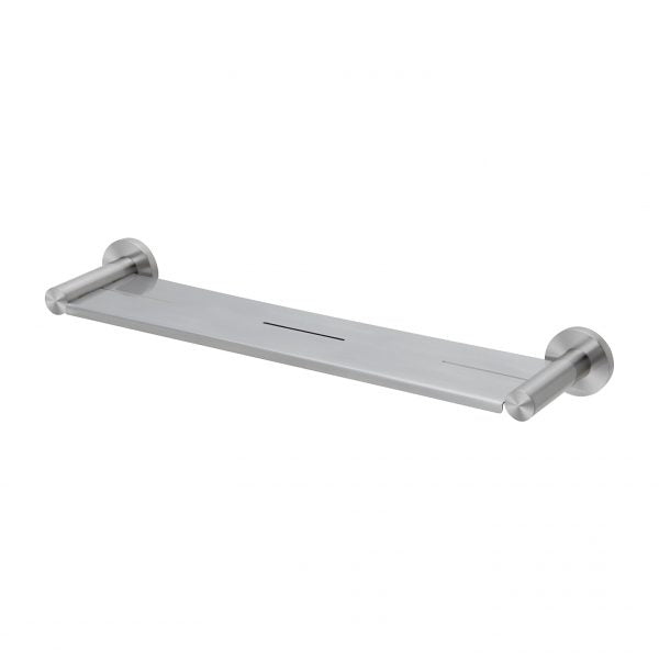 Phoenix Radii SS 316 Metal Shower Shelf Round Plate, Stainless Steel