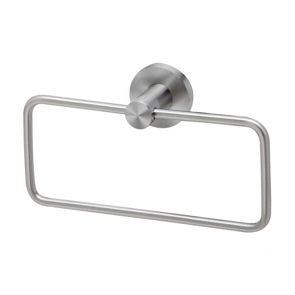 Phoenix Radii SS 316 Hand Towel Holder Round Plate, Stainless Steel