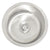 Radii Round 410mm x 180mm Stainless Steel Sink | Brushed Nickel Finish |