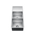 Retto 1190mm x 450mm x 230mm Stainless Steel Double Sink with Drainer | Brushed Nickel |