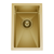 Retto 290mm x 450mm x 230mm Small Stainless Steel Sink | Brushed Brass (gold) |