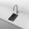Retto 290mm x 450mm x 230mm Small Stainless Steel Sink | Brushed Gun Metal (black) |