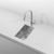 Retto 290mm x 450mm x 230mm Stainless Steel Sink | Brushed Nickel |