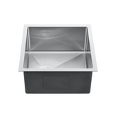 Retto 450mm x 450mm x 230mm Stainless Steel Sink | Brushed Nickel |