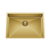 Retto 650mm x 450mm x 230mm Stainless Steel Sink | Brushed Brass (gold) |