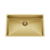 Retto 750mm x 450mm x 230mm Stainless Steel Sink | Brushed Brass (gold) |