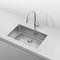 Retto 750mm x 450mm x 230mm Stainless Steel Sink | Brushed Nickel |
