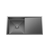 Retto 850mm x 450mm x 230mm Stainless Steel Sink with Drainer | Brushed Gun Metal (black) |