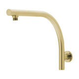 Phoenix Rush High-Rise Shower Arm | Brushed Gold |
