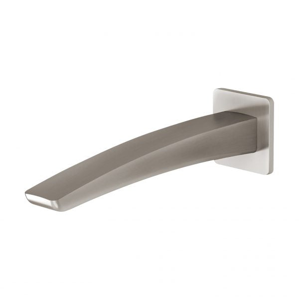 Phoenix Rush Basin/ Bath Wall Outlet 180mm | Brushed Nickel |