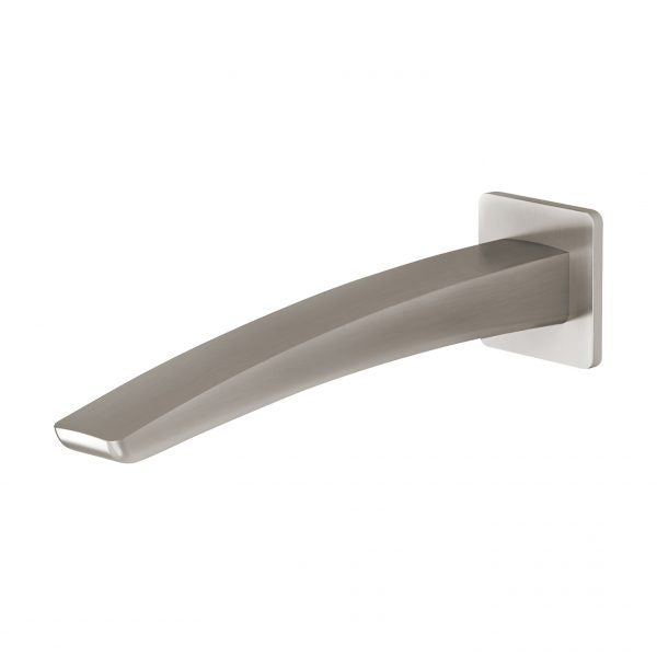 Phoenix Rush Basin/ Bath Wall Outlet 230mm | Brushed Nickel |