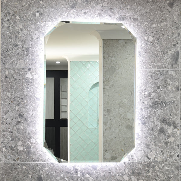 Radiant Jewel LED Mirror with Jewelled Edge and Demister | 4 sizes, from 450mm to 1200mm |