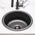 Radii Round 410mm x 180mm Stainless Steel Sink | Brushed Gunmetal Finish |