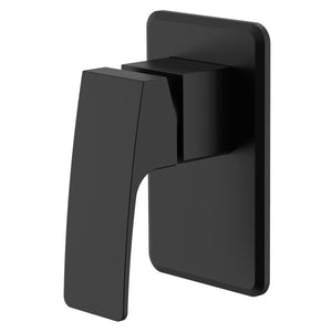 Retto Square Wall Mixer | Matte Black |