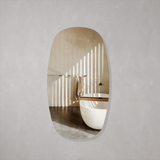 Riri Oblong Frameless Mirror with Polished Edge | 10 sizes available, from 400mm to 1800mm |