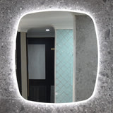 Riri Oblong LED Mirror with Frosted Glass Border and Demister | 10 sizes available, from 400mm to 1800mm |
