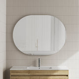 Pill Oval Frameless Mirror with Polished Edge | 15 sizes available, from 400mm to 1800mm |