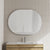 Pill Oval Frameless Mirror with Polished Edge | 14 sizes available, from 400mm to 1800mm |