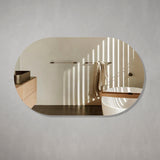 Pill Oval Frameless Mirror with Polished Edge | 15 sizes available, from 400mm to 1800mm |