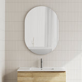Pill Oval Frameless Mirror with Polished Edge | 15 sizes available, from 400mm to 1800mm |