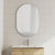 Pill Oval Frameless Mirror with Polished Edge | 14 sizes available, from 400mm to 1800mm |