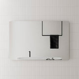 Retti Rectangular Frameless Mirror with Polished Edge and Rounded Corners | 25 sizes, from 400mm to 1800mm |