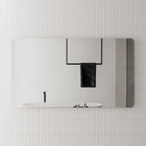 Retti Rectangular Frameless Mirror with Polished Edge and Rounded Corners | 25 sizes, from 400mm to 1800mm |